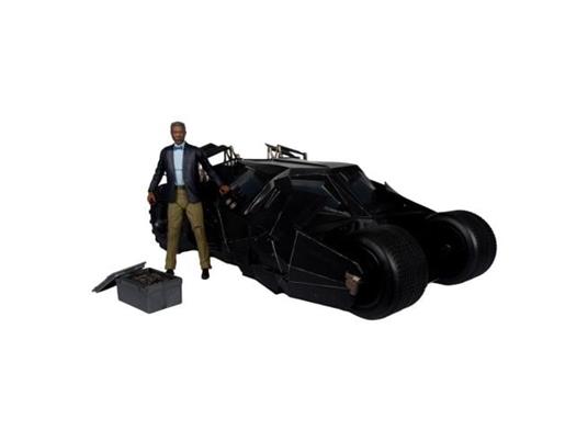 Dc Multiverse Vehicle Tumbler Con Lucuis Fox (the Dark Knight) (gold Label) Mcfarlane Toys