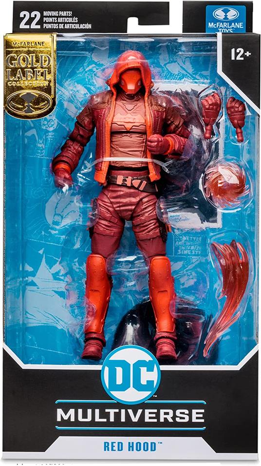 Dc Gaming Action Figura Red Hood Monochromatic Variant (gold Label) 18 Cm Mcfarlane Toys