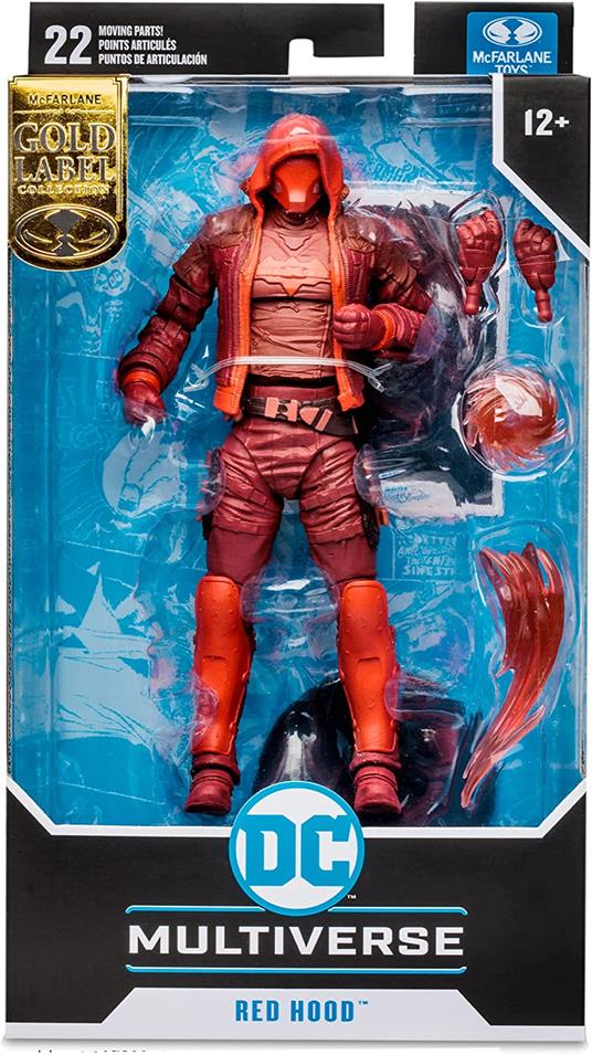 Dc Gaming Action Figura Red Hood Monochromatic Variant (gold Label) 18 Cm Mcfarlane Toys YV11504