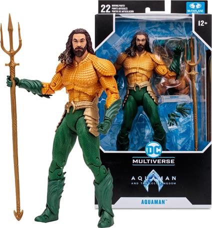 Dc Comics: McFarlane Toys - Aquaman 2 Movie 7In - Aquaman (Gold & Green Suit)