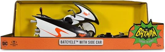 Dc Retro Vehicle Batcycle Con Side Car Mcfarlane Toys