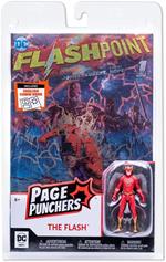 Dc Direct Page Punchers Action Figura The Flash (flashpoint) Metallic Cover Variant (sdcc) 8 Cm Mcfarlane Toys