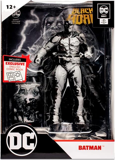 Dc Direct Action Figura Black Adam Batman Line Art Variant (gold Label) (sdcc) 18 Cm Mcfarlane Toys - 4