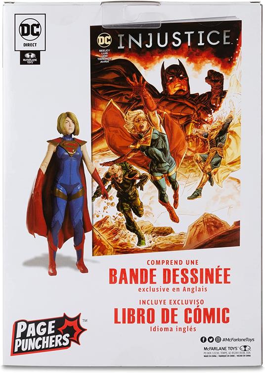 Dc Direct Page Punchers Gaming Action Figura Supergirl (injustice 2) 18 Cm Mcfarlane Toys - 2