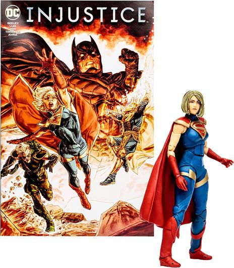 Dc Direct Page Punchers Gaming Action Figura Supergirl (injustice 2) 18 Cm Mcfarlane Toys - 3