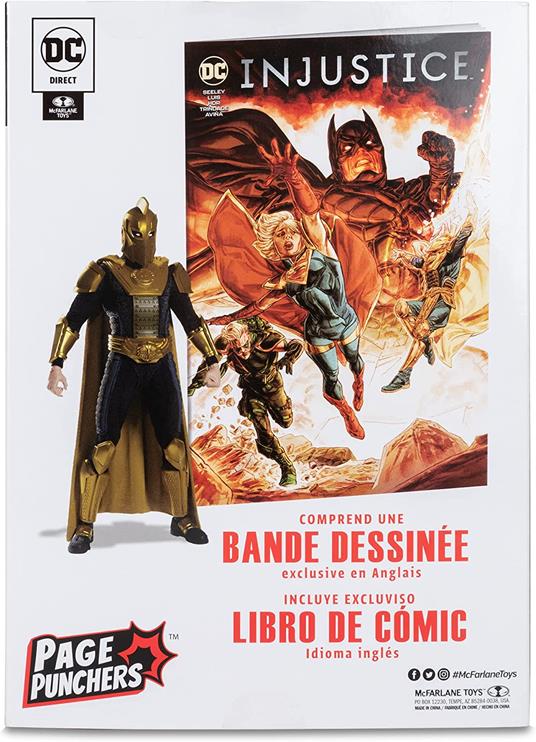 Dc Direct Page Punchers Gaming Action Figura Dr. Fate (injustice 2) 18 Cm Mcfarlane Toys - 2