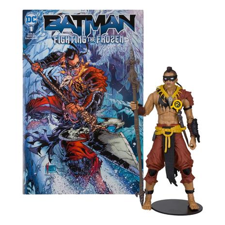 McFarlane Toys - DC - Direct Page Punchers Action Figure & Comic Book Robin (Batman: Fighting The Frozen Comic) 18 cm