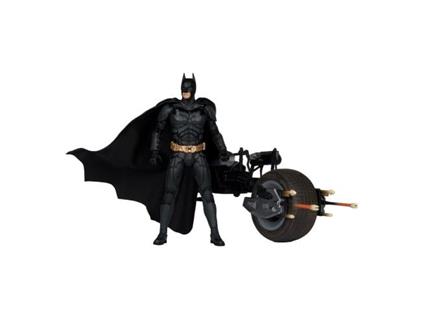 The Dark Knight Dc Multiverse Action Figure Batman & The Batpod 18 Cm Mcfarlane Toys