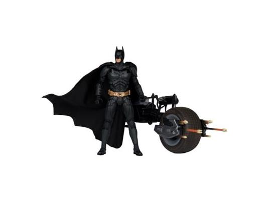 The Dark Knight Dc Multiverse Action Figure Batman & The Batpod 18 Cm Mcfarlane Toys