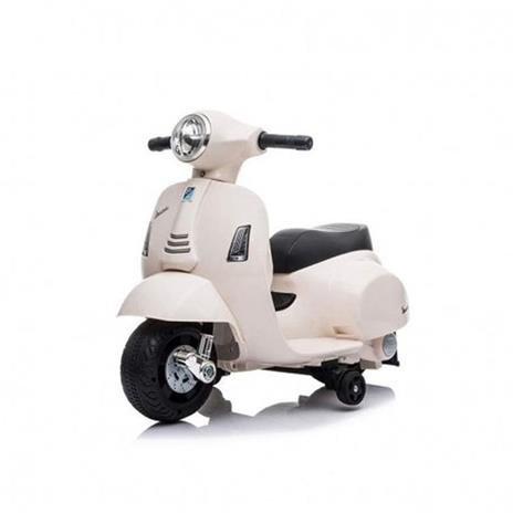 Moto Elettrica Per Bambini Mini Vespa Gts Piaggio Rosa 6V Con Suoni H1B - 2