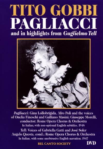 Pagliacci & Guglielmo Tell (DVD) - DVD di Tito Gobbi