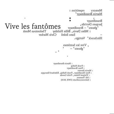 Vive les fantomes - CD Audio di Martin Brandlmayr