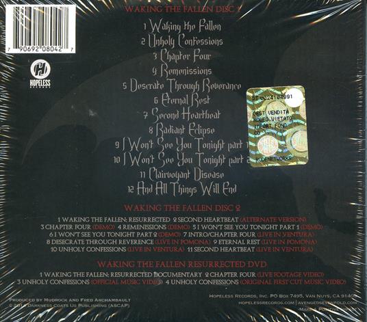 Waking the Fallen. Resurrected - CD Audio + DVD di Avenged Sevenfold - 2