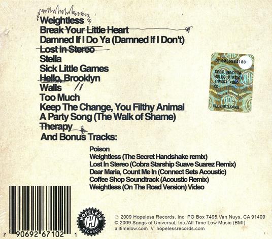 Nothing Personal - CD Audio di All Time Low - 2