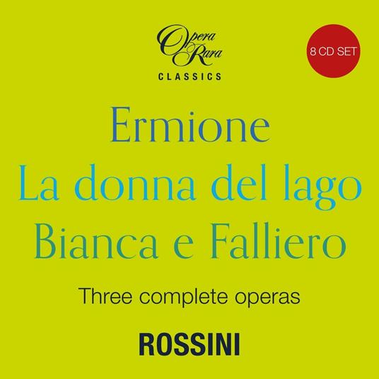 Rossini in 1819. Three Complete Operas - CD Audio di Gioachino Rossini