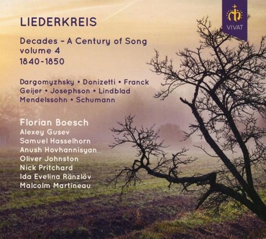 Liederkreis. Decades - A Century Of Song Vol.4 1840-1850 - CD Audio