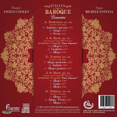 Italian Baroque Concertos - CD Audio di Angelo Cavallo - 2