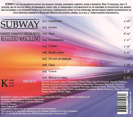Subway - CD Audio di Ruggiero Mascellino - 2