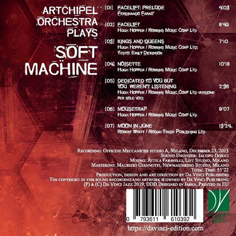 Plays Soft Machine - CD Audio di Artchipel Orchestra - 2
