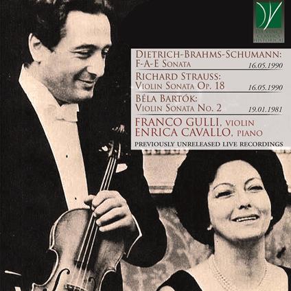 Previously Unreleased Live Recordings - CD Audio di Franco Gulli,Enrica Cavallo