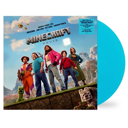 A Minecraft Movie (Colonna Sonora) (I… Am Steve Teal Color Vinyl) - Vinile LP