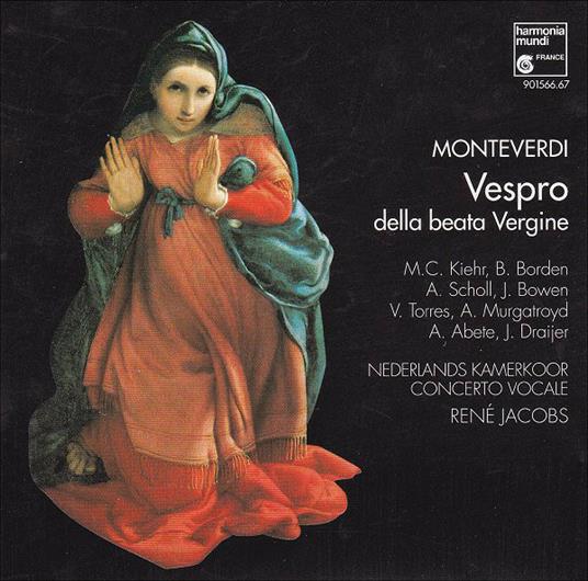 Vespro della beata Vergine - CD Audio di Claudio Monteverdi