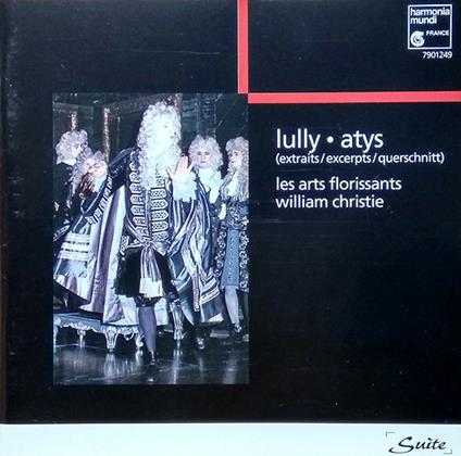 Atys (Selezione) - CD Audio di Jean-Baptiste Lully