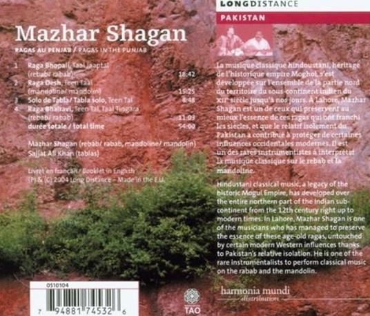 Ragas In The Punjab - CD Audio di Mazhar Shagan - 2