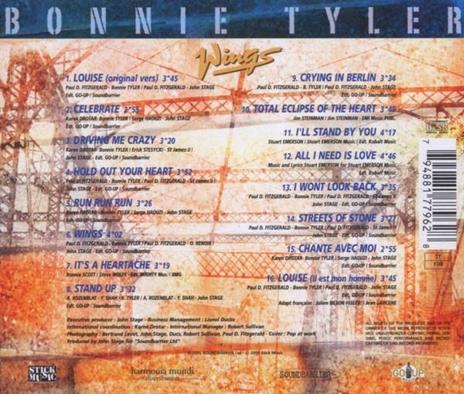 Wings - CD Audio di Bonnie Tyler - 2