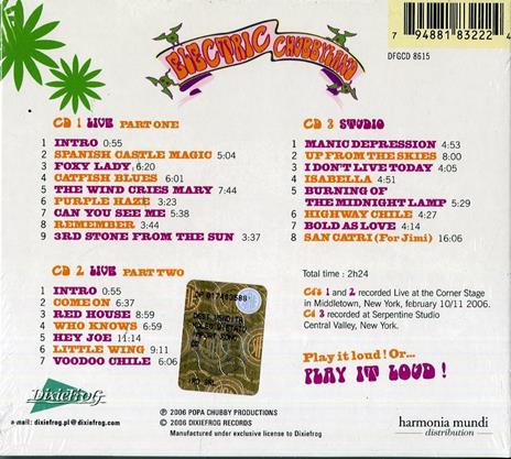 Electric Chubbyland - CD Audio di Popa Chubby - 2