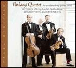 Quartetto per archi n.4 op.18 / Quartetto per archi D112 - SuperAudio CD ibrido di Ludwig van Beethoven,Franz Schubert,Parkanyi Quartet
