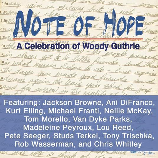 Note of Hope. A Celebration of Woody Guthrie - CD Audio