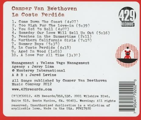 La costa perdida - CD Audio di Camper Van Beethoven - 2
