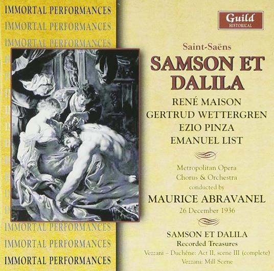 Samson Et Dalila - CD Audio di Camille Saint-Saëns