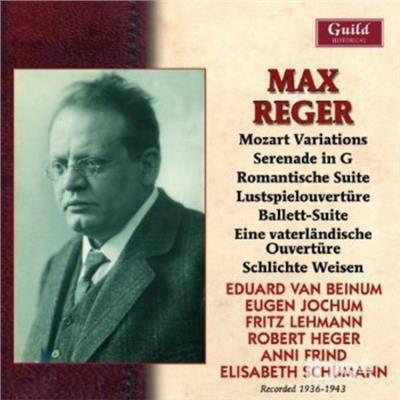 Recordings 1936-1943 - CD Audio di Max Reger