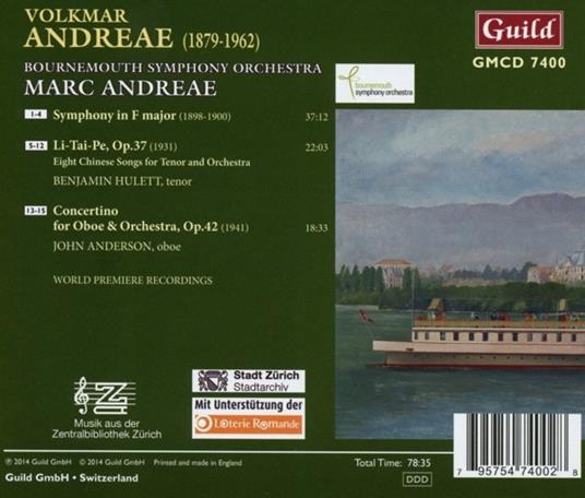 Werke Vol.3 - CD Audio di Volkmar Andreae - 2