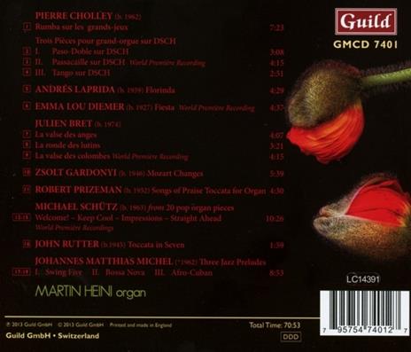Tango Organtino - Rhythm And Groove For Organ - CD Audio - 2