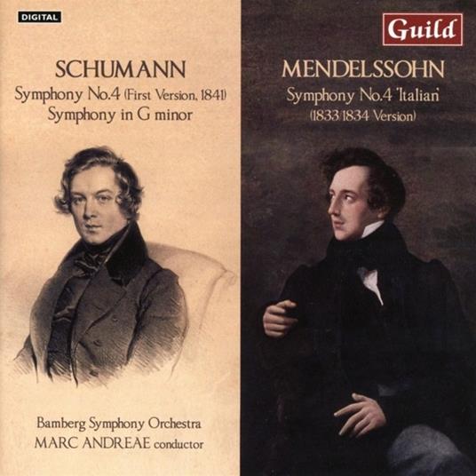 Symphonies No 4 - CD Audio di Robert Schumann,Felix Mendelssohn-Bartholdy