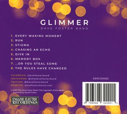 Glimmer - CD Audio di Dave Foster (Band)