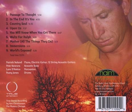 Passage to Thought - CD Audio di Patrick Noland - 2