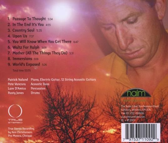 Passage to Thought - CD Audio di Patrick Noland - 2