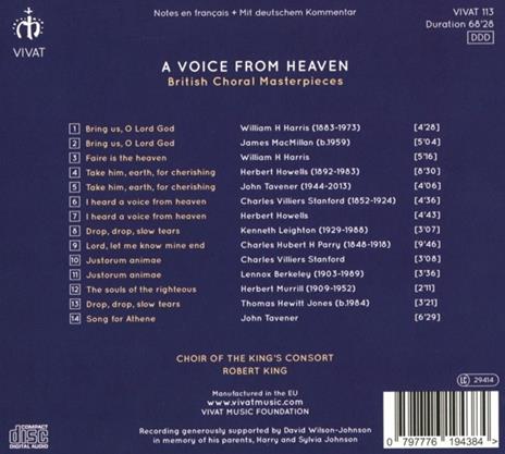British Choral Masterpieces - CD Audio - 2