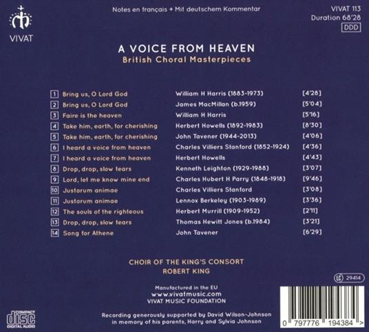 British Choral Masterpieces - CD Audio - 2