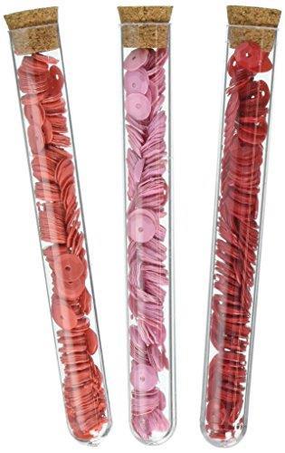 The Makery Sequin Tubes 3/Pkg-Think Pink