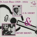 St. Louis Blues 1929-1933 - CD Audio di J. D. Short,Henry Brown