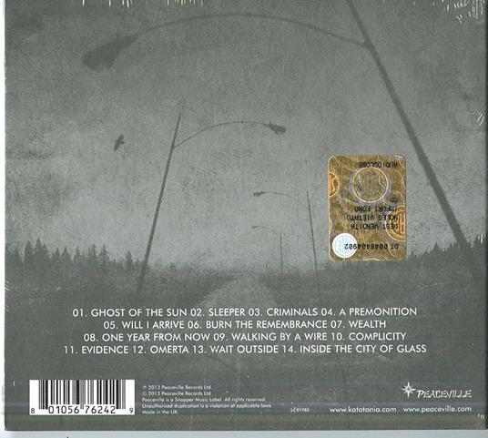 Viva Emptiness (2013 Remaster) - CD Audio di Katatonia - 2