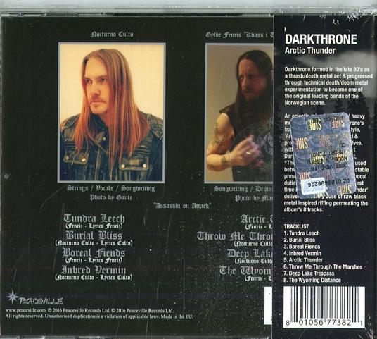Arctic Thunder - CD Audio di Darkthrone - 2