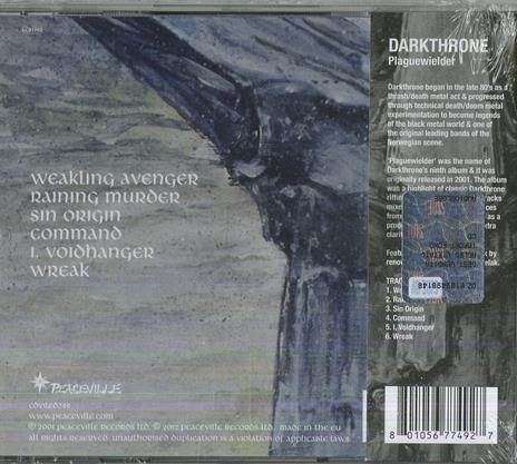 Plaguewielder - CD Audio di Darkthrone - 2