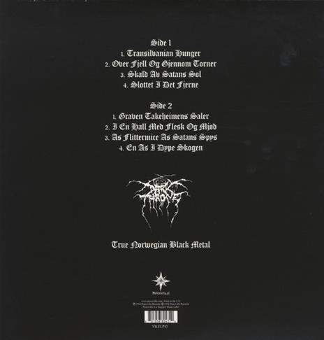 Transilvanian Hunger - Vinile LP di Darkthrone - 2