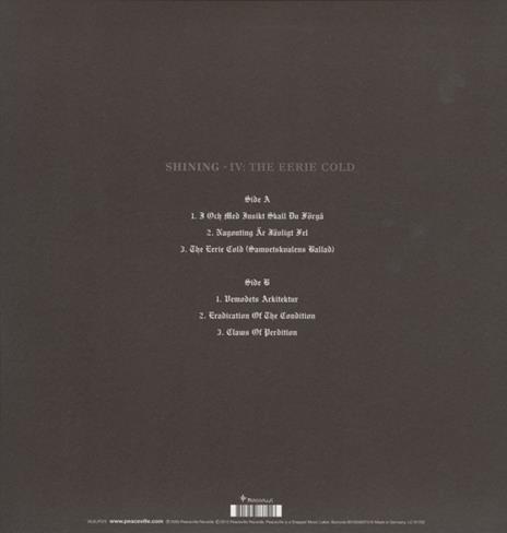 Iv. Eerie Cold - Vinile LP di Shining - 2